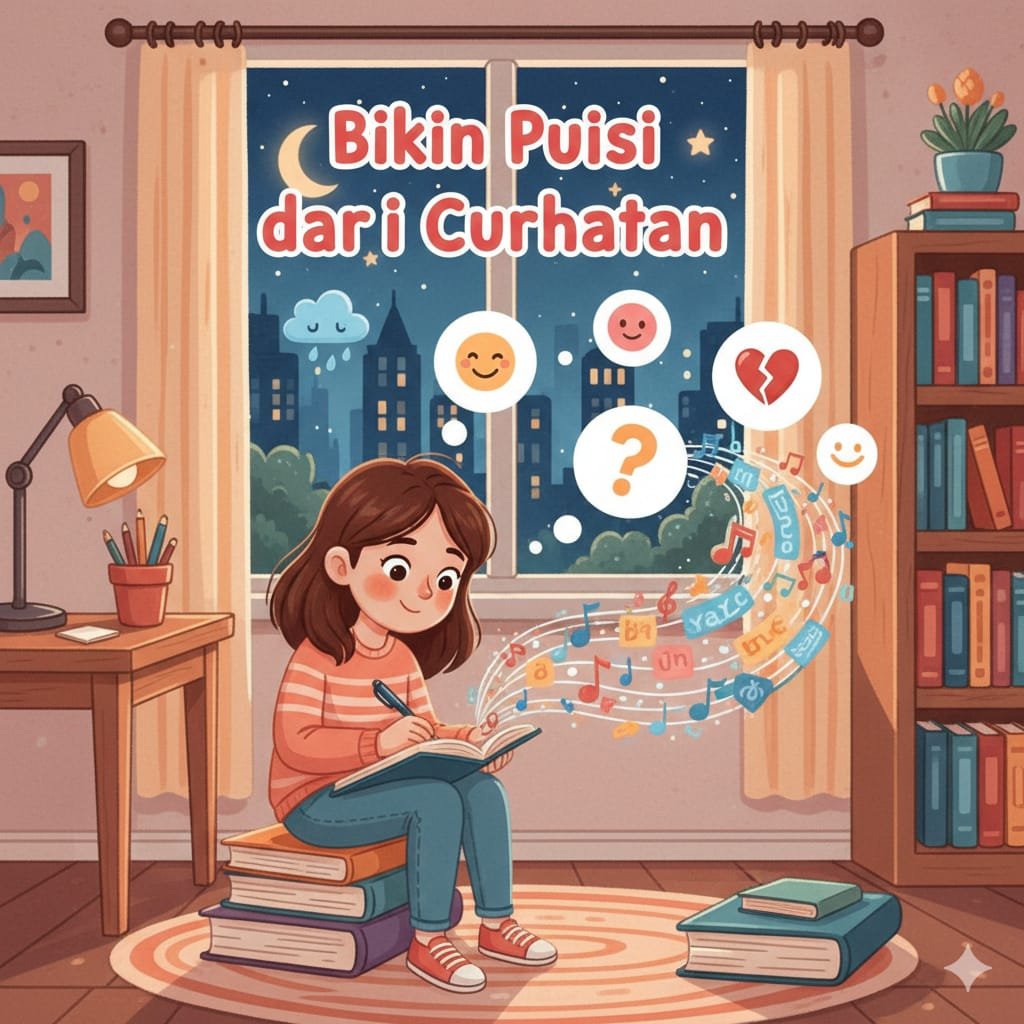 Bikin Puisi dari Curhatan: Cara Seru Menulis dari Perasaan Sendiri